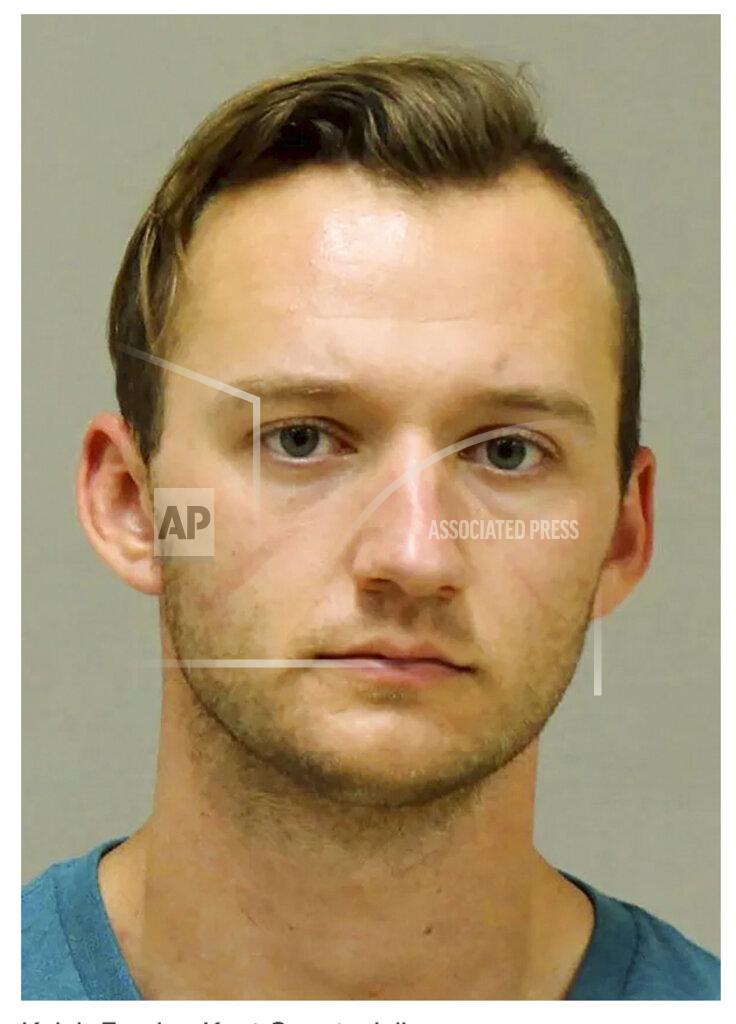 Uncredited In a photo provided by the Kent County Sheriff, Kaleb Franks is shown in a booking photo. Franks is one of several people charged with plotting to kidnap Michigan Democratic Gov. Gretchen Whitmer, authorities said Thursday, Oct. 8, 2020, in announcing charges in an alleged scheme that involved months of planning and even rehearsals to snatch Whitmer from her vacation home. (Kent County Sheriff via AP)