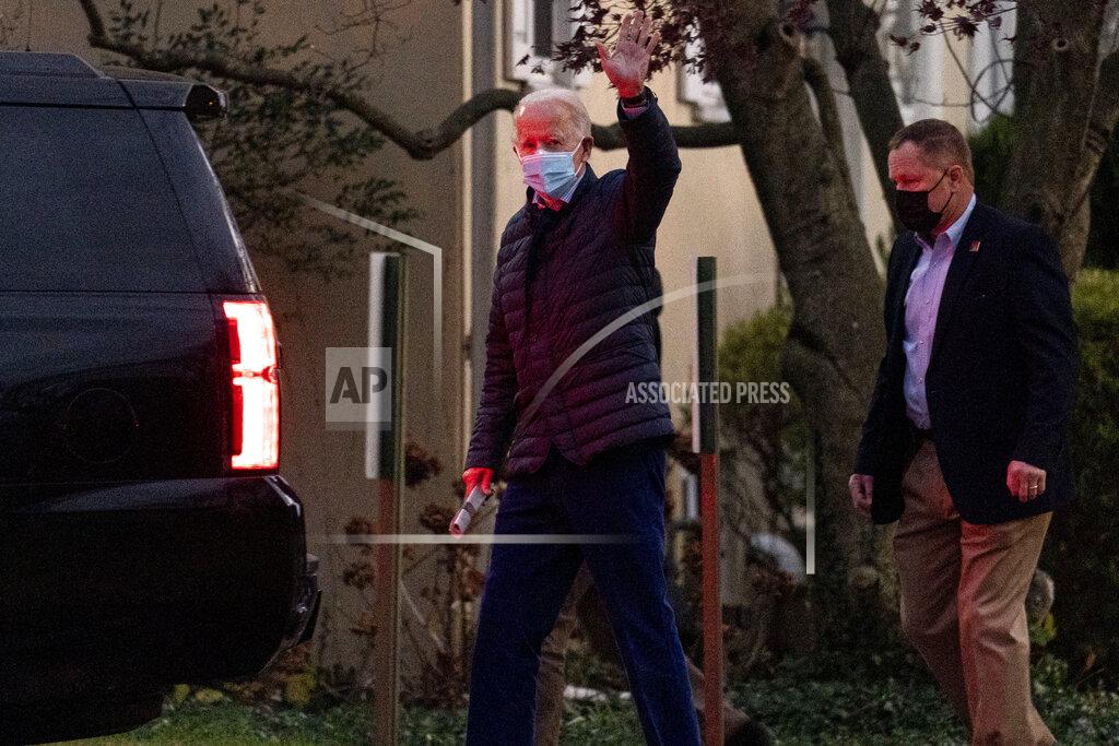 Andrew Harnik President-elect Joe Biden leaves St. Joseph On the Brandywine Roman Catholic Church, Saturday, Dec. 5, 2020, in Wilmington, Del. (AP Photo/Andrew Harnik)