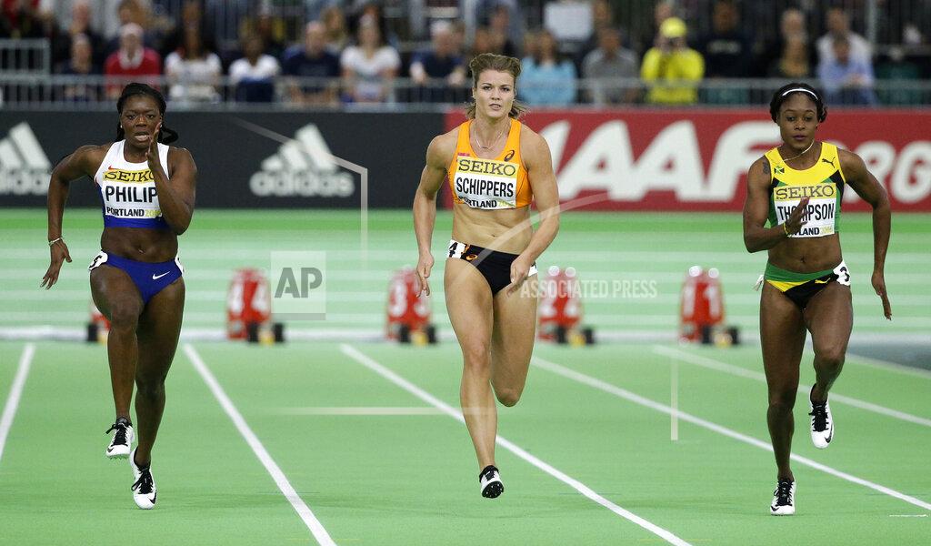 Elaine Thompson, Dafne Schippers, Asha Philip Elaine Thompson, Dafne Schippers, Asha Philip