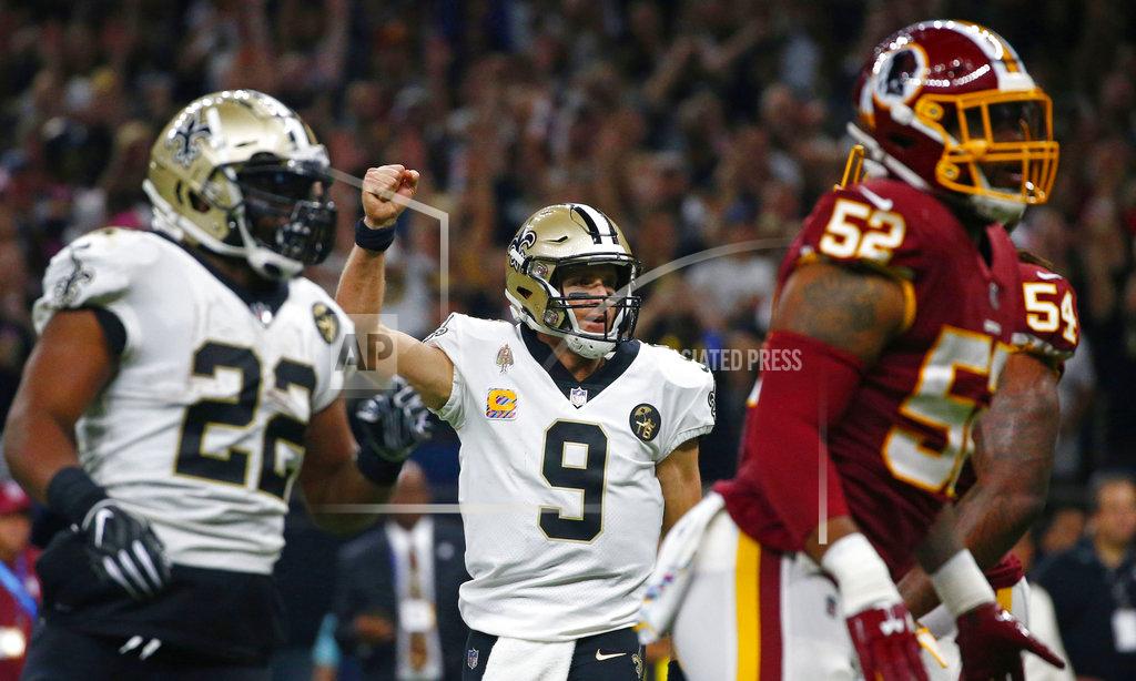 Redskins Saints Football