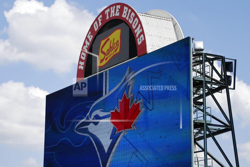 Jeffrey T. Barnes The Toronto Blue Jays will play their 2020 home games at Sahlen Field, their Triple-A affiliate, the team announced, Friday, July 24, 2020, in Buffalo N.Y. (AP Photo/Jeffrey T. Barnes)