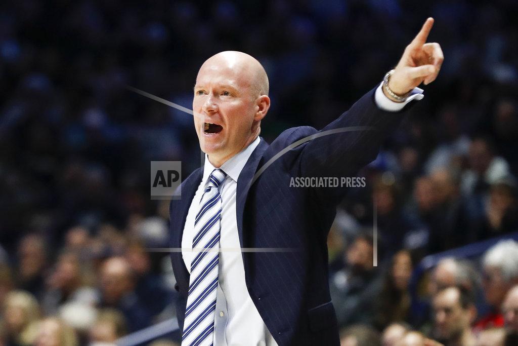John Minchillo Seton Hall coach Travis Steele gestures during the first half of the team's NCAA college basketball game against Xavier, Wednesday, Jan. 2, 2019, in Cincinnati. (AP Photo/John Minchillo)