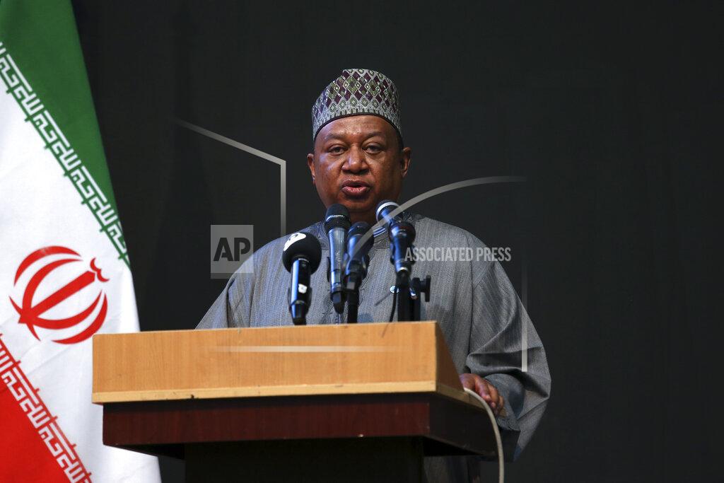 Vahid Salemi FILE - OPEC Secretary General Mohammad Barkindo, speaks at a conference during the 24th Iran Oil Show in Tehran, Iran on May 2, 2019. Barkindo died late Tuesday, a spokesperson for Nigeria's petroleum ministry told The Associated Press on Wednesday, July 6, 2022. (AP Photo/Vahid Salemi, File)