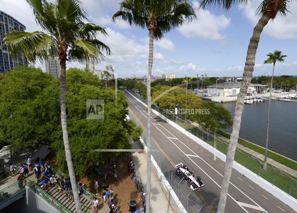 Jason Behnken Team Penske's Josef Newgarden (2), of the United States, drives during the IndyCar Firestone Grand Prix of St. Petersburg (Fla.) auto race Sunday, March 10, 2019, in St Petersburg, Fla. (AP Photo/Jason Behnken)