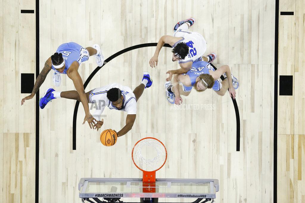Chris Szagola UCLA's Cody Riley, center, goes up for a shot against North Carolina's Armando Bacot during the second half of a college basketball game in the Sweet 16 round of the NCAA tournament, Friday, March 25, 2022, in Philadelphia. (AP Photo/Chris Szagola)