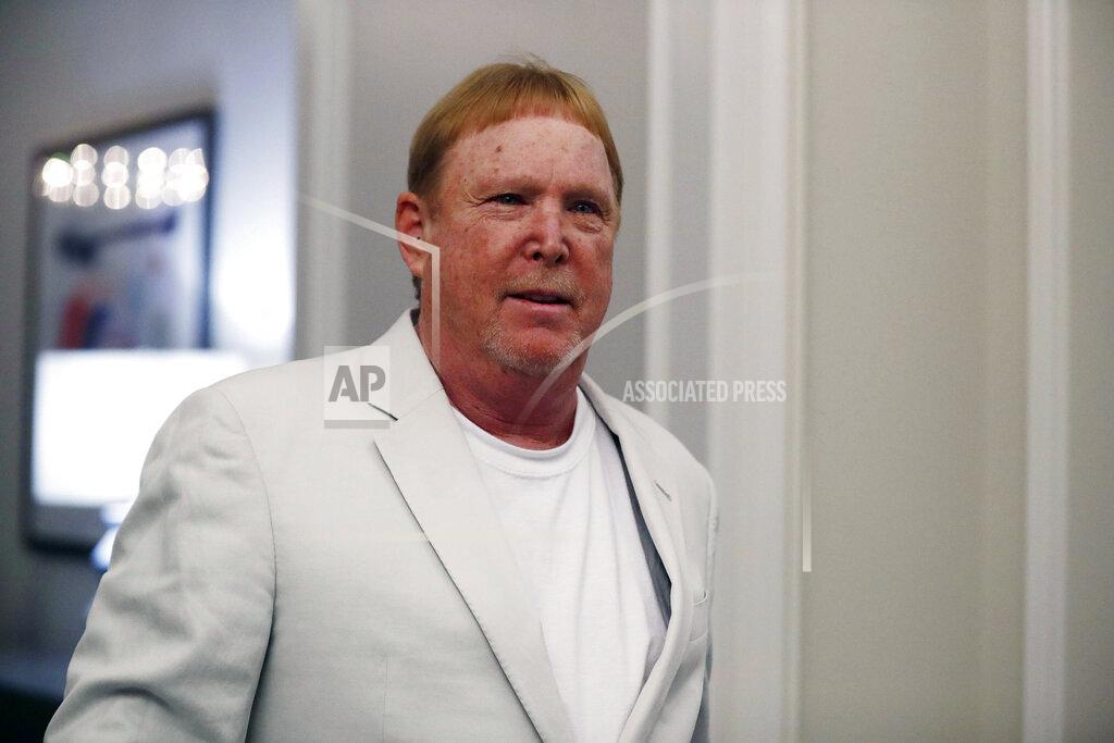 Brynn Anderson FILE - Oakland Raiders owner Mark Davis arrives to the NFL football owners meeting in Key Biscayne, Fla., in this May 22, 2019, file photo. Mark Davis is expanding his sports empire in Las Vegas, buying the Aces from MGM Resorts International.
The Raiders owner purchased the WNBA team Thursday, Jan. 14, 2021, pending approval from the league's board of governors. (AP Photo/Brynn Anderson, File)