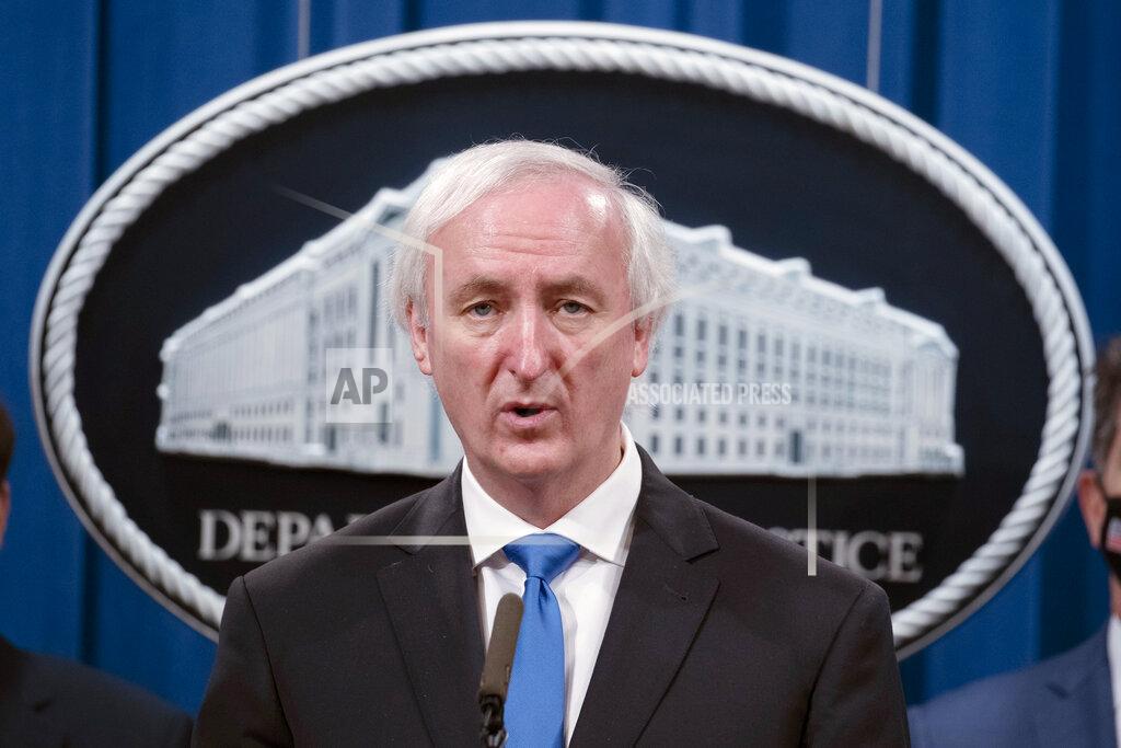 Tasos Katopodis FILE - In this Sept. 16, 2020 file photo, then Deputy Attorney General Jeffrey Rosen speaks at the Justice Department in Washington. President Donald Trump urged senior Justice Department officials to declare the 2020 election results “corrupt” in a December phone call. That's according to handwritten notes from one of the participants in the conversation. The notes of the Dec. 27 call were released Friday by the Democratic-led House Oversight Committee. (Tasos Katopodis/Pool via AP)