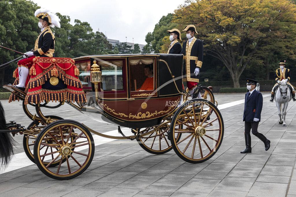 Carl Court Japanese Crown Prince Fumihito, better known as Prince Akishino, leaves the Imperial Palace after being formally declared first in line to succeed the Chrysanthemum Throne during a ceremony Sunday, Nov. 8, 2020 in Tokyo, Japan. (Carl Court/Pool Photo via AP)