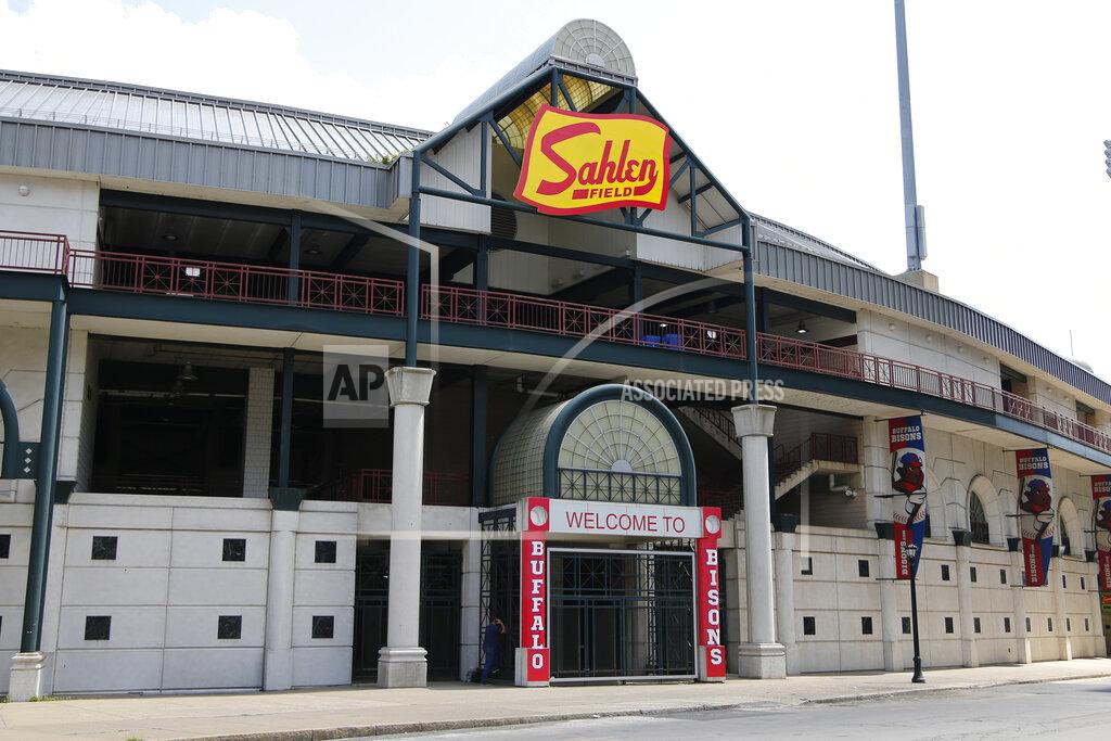Jeffrey T. Barnes The Toronto Blue Jays will play their 2020 home games at Sahlen Field, their Triple-A affiliate, the team announced, Friday, July 24, 2020, in Buffalo N.Y. (AP Photo/Jeffrey T. Barnes)