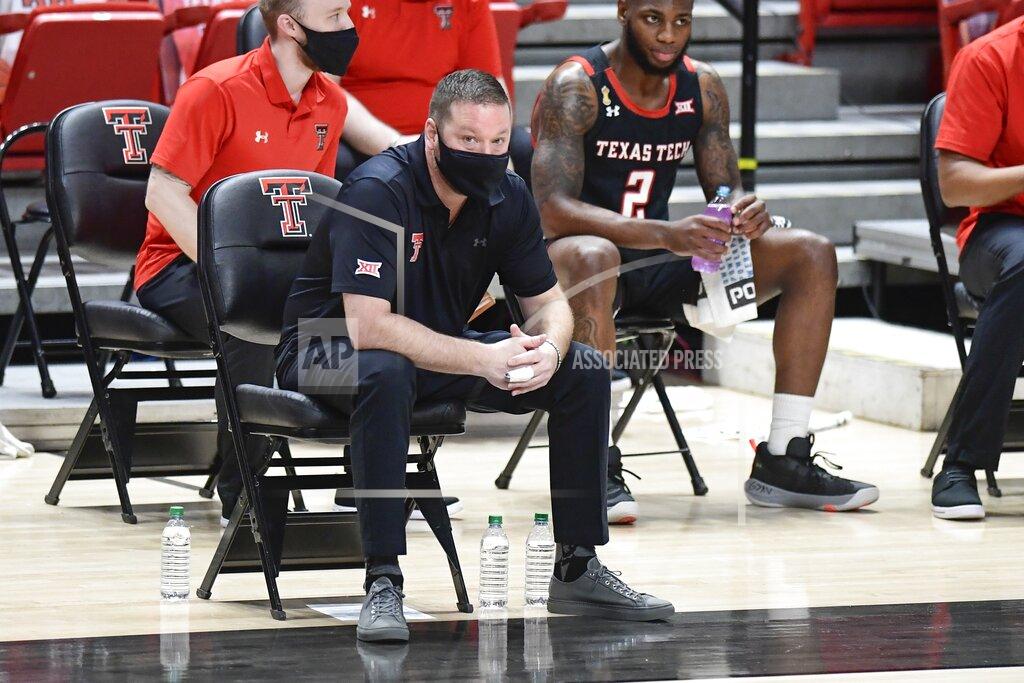Justin Rex Texas Tech head coach Chris Beard watches from the sideline during the first half of an NCAA college basketball game against Baylor in Lubbock, Texas, Saturday, Jan. 16, 2021. (AP Photo/Justin Rex)