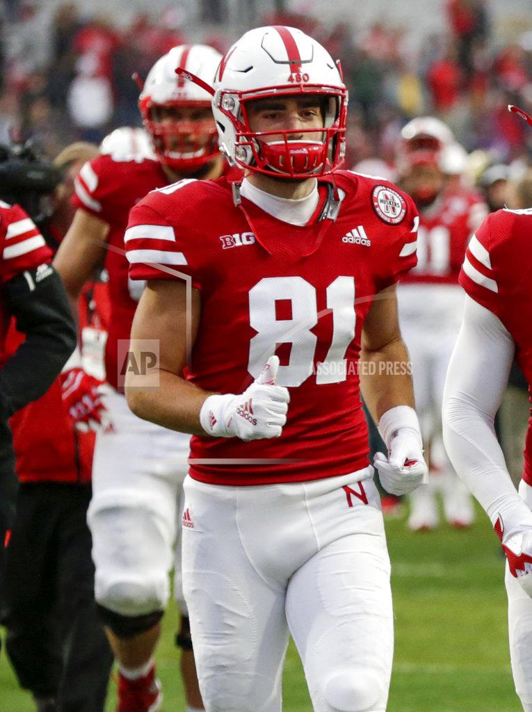 Nati Harnik In this Sept. 29, 2018, photo, Nebraska wide receiver Kade Warner (81) runs off the field following an NCAA college football game against Purdue in Lincoln, Neb. Warner, a walk-on redshirt freshman and son of NFL Hall of Famer Kurt Warner, has ascended to the top of the Nebraska depth chart at wide receiver. He was a standout receiver for his high school in Scottsdale, Arizona, but didn't attract much recruiting attention. He chose Nebraska over a scholarship offer from the University of San Diego and preferred walk-on offers from several schools, including Arizona State University, UCLA, Northwestern and Iowa. (AP Photo/Nati Harnik)