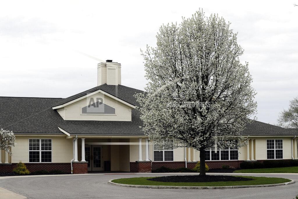 Darron Cummings The Bethany Pointe Health Campus is seen, Saturday, April 11, 2020, in Anderson, Ind. Multiple residents at the Indiana nursing home have died from COVID-19. The new coronavirus causes mild or moderate symptoms for most people, but for some, especially older adults and people with existing health problems, it can cause more severe illness or death. (AP Photo/Darron Cummings)