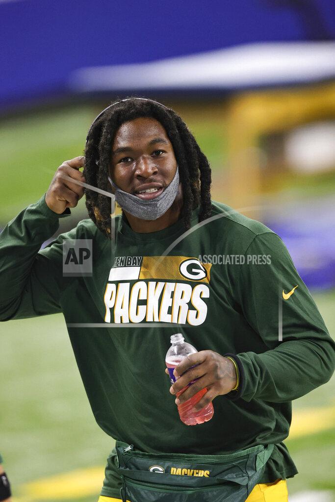 Margaret Bowles Green Bay Packers wide receiver Davante Adams (17) warms up prior to an NFL game against the Indianapolis Colts, Sunday, Nov. 22, 2020 in Indianapolis. The Colts defeated the Packers 34-31. (Margaret Bowles via AP)