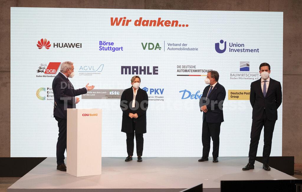 Online Party Conference CDU Baden W rttemberg Buy Photos AP Images 