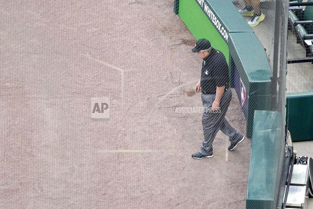 Charles Rex Arbogast Umpire Joe West steps on the field before an interleague baseball game between the Chicago White Sox and the St. Louis Cardinals, Monday, May 24, 2021, in Chicago. West now ties the major league record for games umpired. (AP Photo/Charles Rex Arbogast)