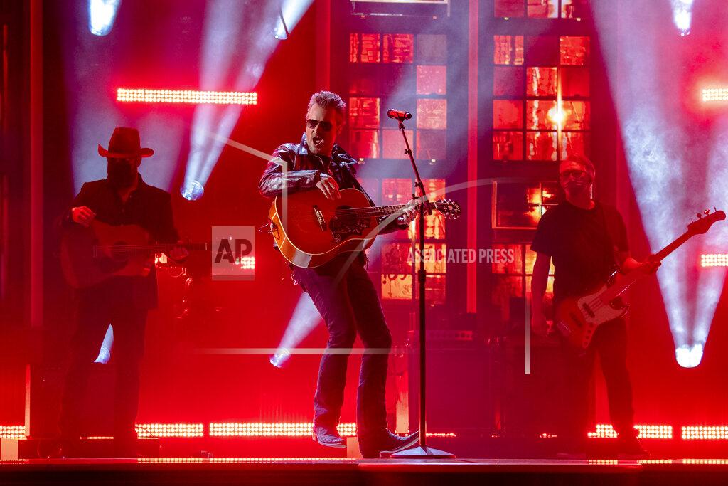 Amy Harris Eric Church performs at the 56th annual Academy of Country Music Awards on Friday April 16, 2021 at the Ryman Auditorium in Nashville, Tenn. The awards show airs on April 18 with both live and prerecorded segments. (Photo by Amy Harris/Invision/AP)