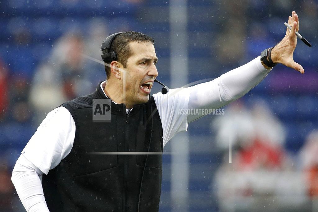 Patrick Semansky Cincinnati head coach Luke Fickell directs his players in the first half of the Military Bowl NCAA college football game against Virginia Tech, Monday, Dec. 31, 2018, in Annapolis, Md. (AP Photo/Patrick Semansky)