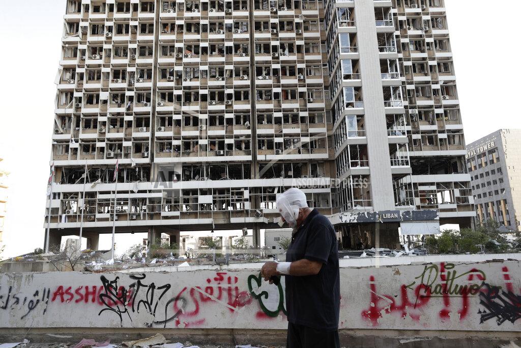 Hassan Ammar Destruction is seen after a massive explosion in Beirut, Lebanon, Wednesday, Aug. 5, 2020. The explosion on Tuesday flattened much of a port and damaged buildings across Beirut, sending a giant mushroom cloud into the sky. In addition to those who died, more than 3,000 other people were injured, with bodies buried in the rubble, officials said. (AP Photo/Hassan Ammar)