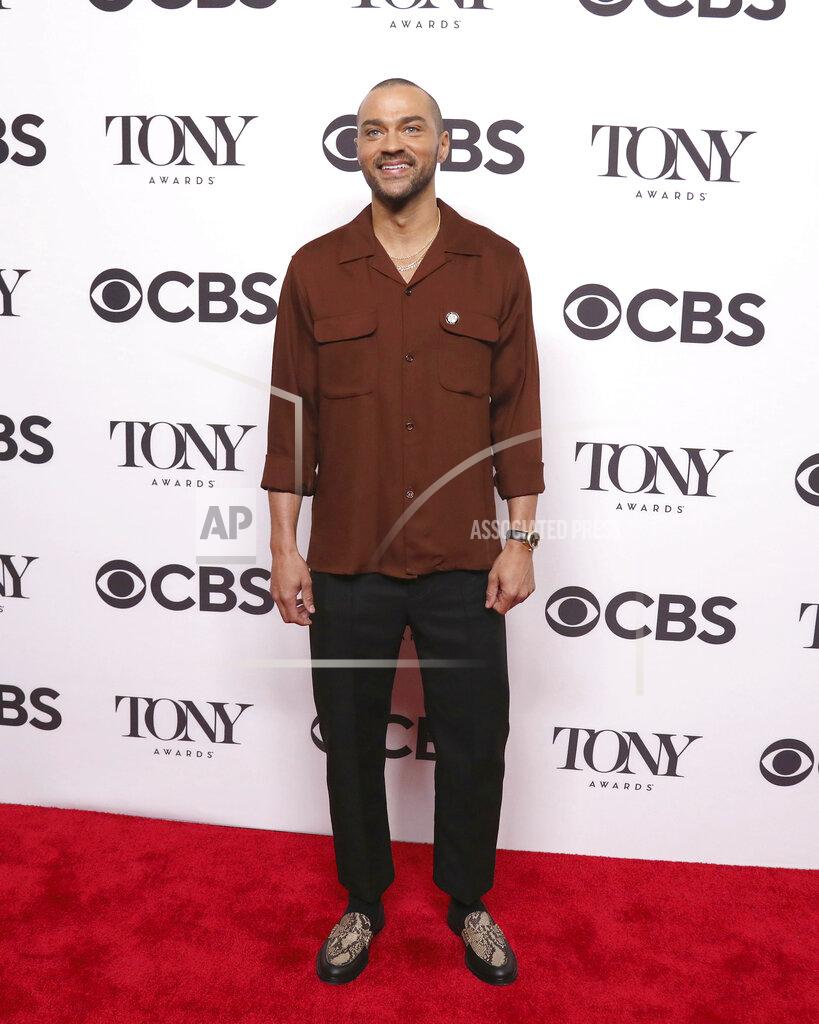Greg Allen Jesse Williams attends the Tony Awards: Meet The Nominees media day at the Sofitel New York on Thursday, May 12, 2022, in New York. (Photo by Greg Allen/Invision/AP)