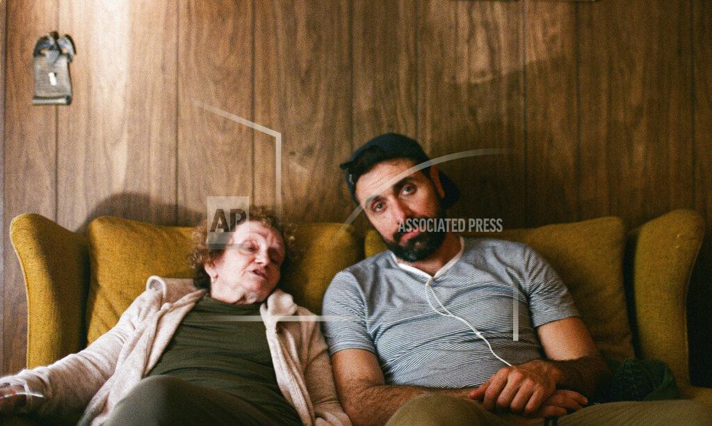 Eugénie Pigeonnier This image released by Sony Pictures Classics shows Sondra James, left, and Michael Angelo Covino in a scene from "The Climb." (Eugénie Pigeonnier/Sony Pictures Classics via AP)