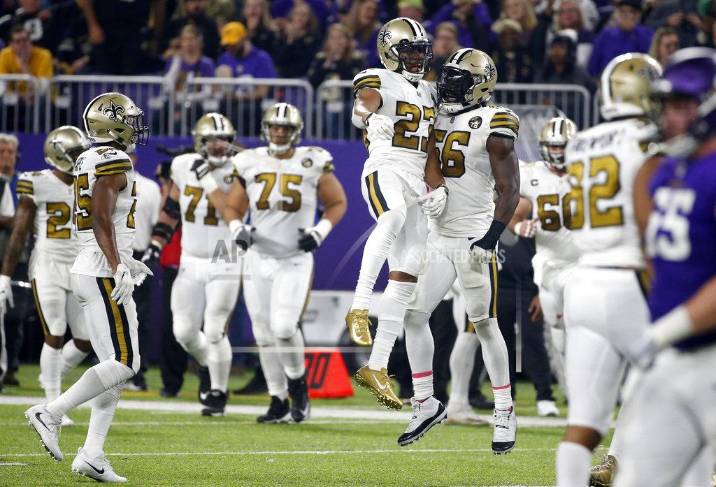 Saints Vikings Football