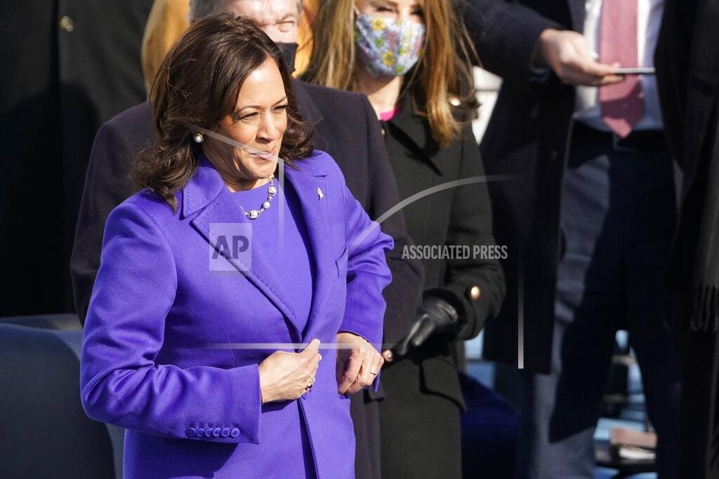 Andrew Harnik Kamala Harris prepares to be sworn in as vice president by Supreme Court Justice Sonia Sotomayor during the 59th Presidential Inauguration at the U.S. Capitol in Washington, Wednesday, Jan. 20, 2021. (AP Photo/Andrew Harnik)