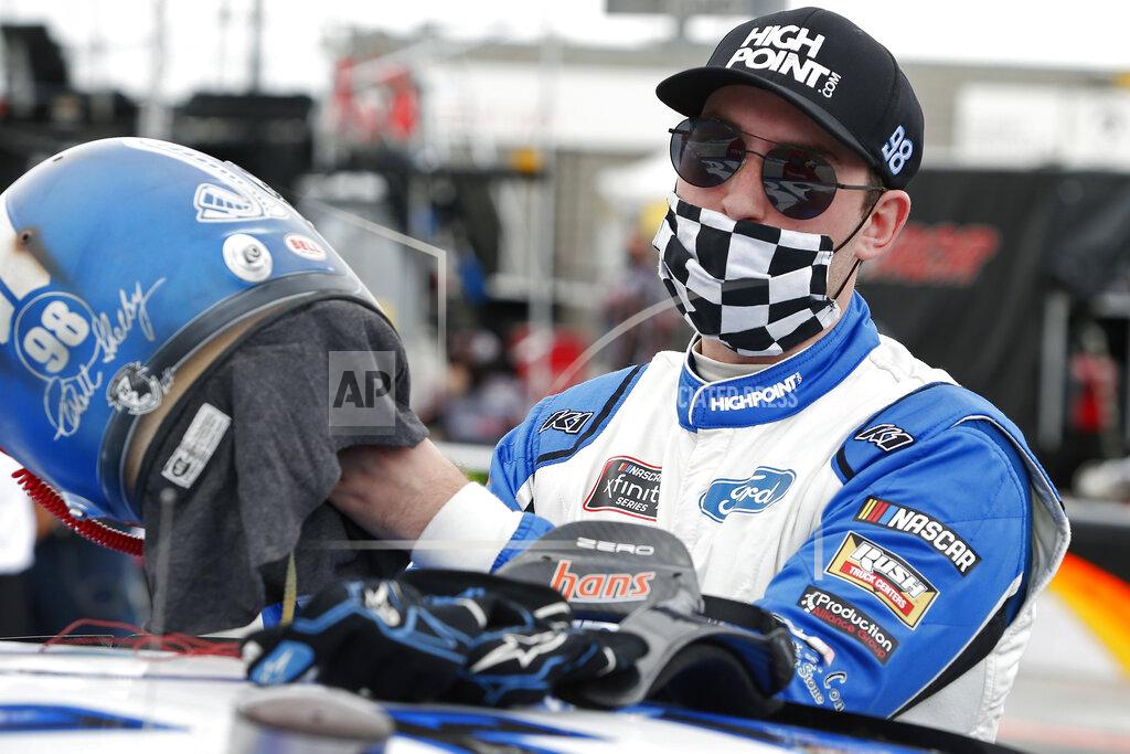 Ralph Freso Chase Briscoe prior to the NASCAR Xfinity Series auto race at Phoenix Raceway, Saturday, Nov. 7, 2020, in Avondale, Ariz. (AP Photo/Ralph Freso)