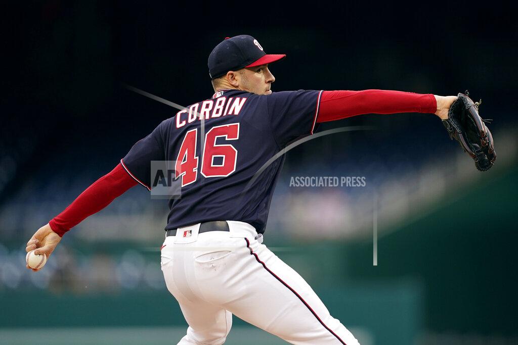 Patrick Semansky Washington Nationals starting pitcher Patrick Corbin throws to the Colorado Rockies in the first inning of a baseball game, Thursday, May 26, 2022, in Washington. (AP Photo/Patrick Semansky)