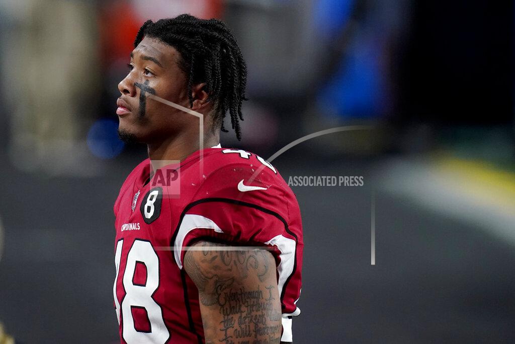 Ross D. Franklin Arizona Cardinals linebacker Isaiah Simmons watches as time expires during the second half of an NFL football game against the Miami Dolphins, Sunday, Nov. 8, 2020, in Glendale, Ariz. The Dolphins won 34-31. (AP Photo/Ross D. Franklin)