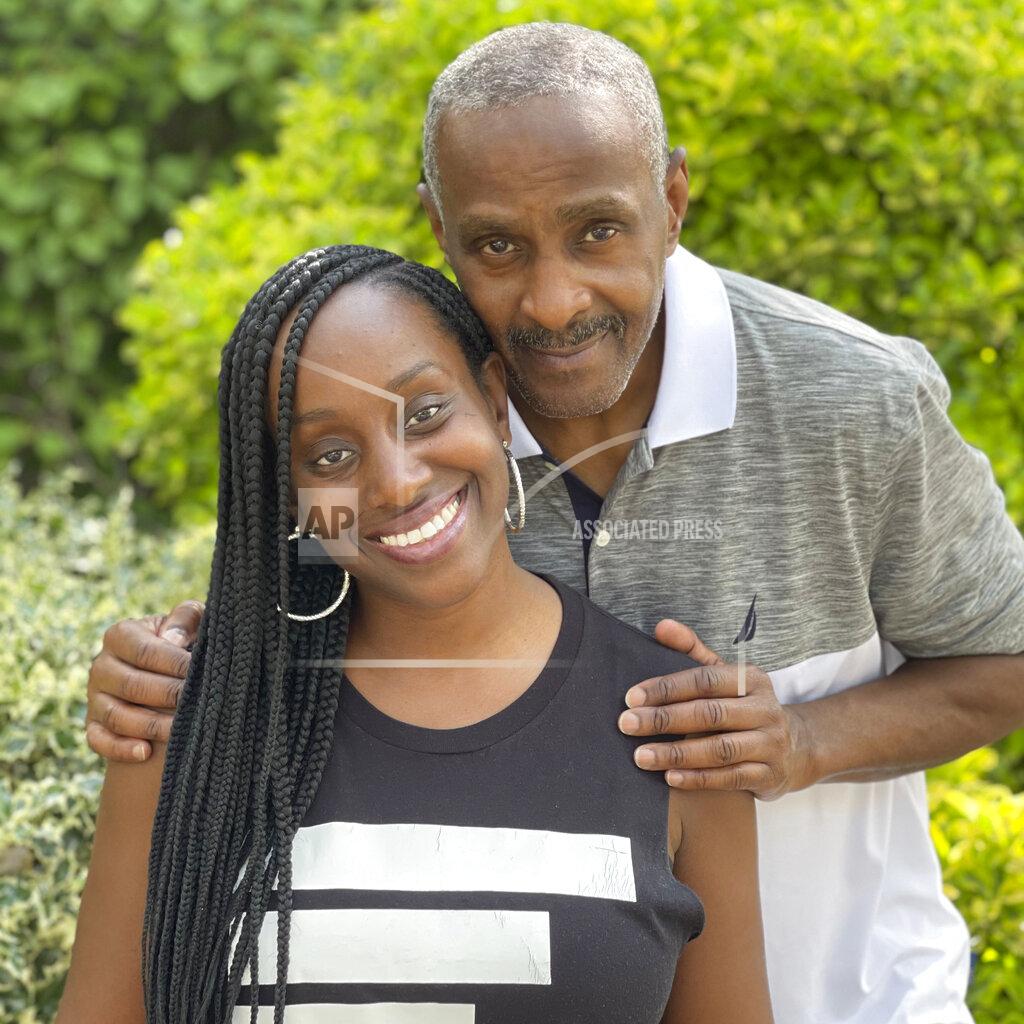 Gerald Moody This July 2021 photo provided by Gerald Moody shows Bill Underwood, a senior fellow with The Sentencing Project's Campaign to End Life Imprisonment, and his daughter, Ebony, CEO of We Got Us Now, a national nonprofit that support children and young adults impacted by parental incarceration, in New York. He was a successful R&B and hip hop music promoter in New York City in the late seventies through the eighties, before his 33-year incarceration. A judge granted him compassionate release from federal custody in January, noting his lauded reputation as a mentor to young men in prison and his high-risk exposure to COVID-19 at age 67. (Gerald Moody via AP)
