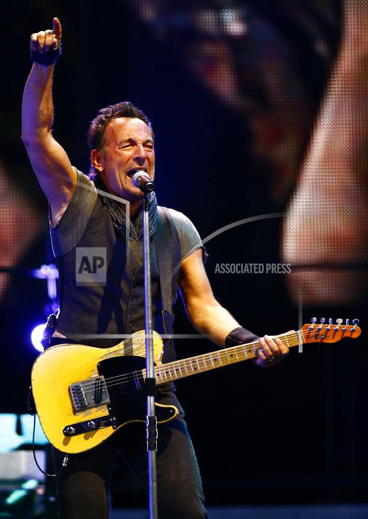 Manu Fernandez FILE - Bruce Springsteen and the E Street Band perform in Barcelona, Spain, on May 14, 2016. Springsteen's latest album, "Letter To You" will be released on Oct. 23. (AP Photo/Manu Fernandez, File)