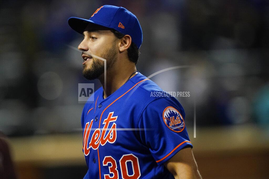 Frank Franklin Ii New York Mets' Michael Conforto (30) leaves the field after a baseball game against the Miami Marlins, Thursday, Sept. 30, 2021, in New York. (AP Photo/Frank Franklin II)