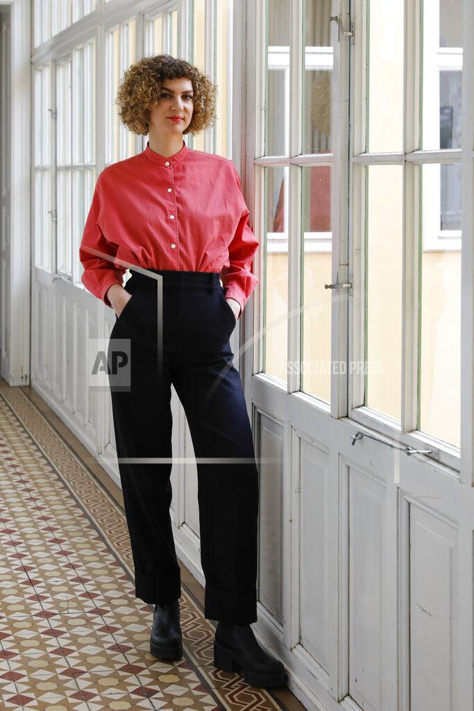 Lisa Leutner The sociologist Laura Wiesboeck poses for a photo in Vienna, Austria, Monday, May 17, 2021. Austria is one of the few European Union countries where the number of women killed is higher than the number of men. The recent high-profile cases have led to widespread protests, demands for government intervention and condemnations from top politicians. (AP Photo/Lisa Leutner)