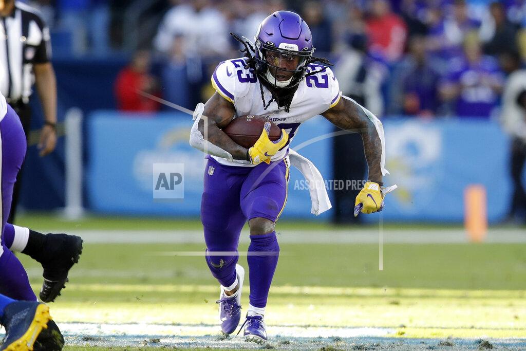 Marcio Jose Sanchez Minnesota Vikings running back Mike Boone runs with the ball during the second half of an NFL football game against the Los Angeles Chargers, Sunday, Dec. 15, 2019, in Carson, Calif. (AP Photo/Marcio Jose Sanchez)