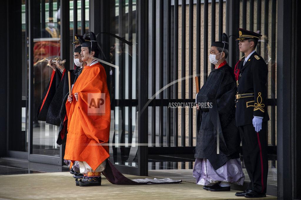 Carl Court Japanese Crown Prince Fumihito, better known as Prince Akishino, leaves the Imperial Palace after being formally declared first in line to succeed the Chrysanthemum Throne during a ceremony Sunday, Nov. 8, 2020 in Tokyo, Japan. (Carl Court/Pool Photo via AP)