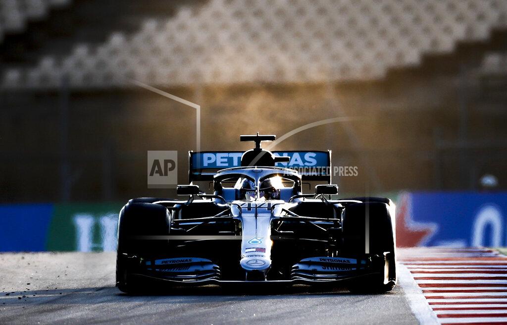 Joan Monfort Mercedes-AMG Petronas' Lewis Hamilton drives during a Formula One pre-season testing session at the Barcelona Catalunya racetrack in Montmelo, outside Barcelona, Spain, Wednesday, Feb. 19, 2020. (AP Photo/Joan Monfort)