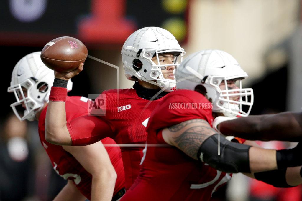 Nati Harnik Nebraska quarterback Adrian Martinez (2) throws a pass during the first half of an NCAA college football game against Illinois in Lincoln, Neb., Saturday, Nov. 10, 2018. (AP Photo/Nati Harnik)