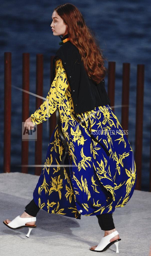 Bebeto Matthews The latest fashion from Proenza Schouler is modeled during New York's Fashion Week, Wednesday Sept. 8, 2021. (AP Photo/Bebeto Matthews)