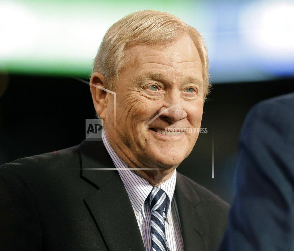 Darron Cummings FILE - In this Jan. 1, 2017, file photo, former Indianapolis Colts general manager Bill Polian smiles as he's inducted into the team's Ring of Honor during halftime of an NFL football game in Indianapolis. On Tuesday, Nov. 27, 2018, the Alliance of American Football, an eight-team spring league that begins play the weekend after the Super Bowl, will stage a "protect or pick" quarterback draft. The Alliance is the creation of Pro Football Hall of Famer Polian, one of the most respected and accomplished executives in NFL history, and Charlie Ebersol, a longtime TV and film producer. (AP Photo/Darron Cummings, File)