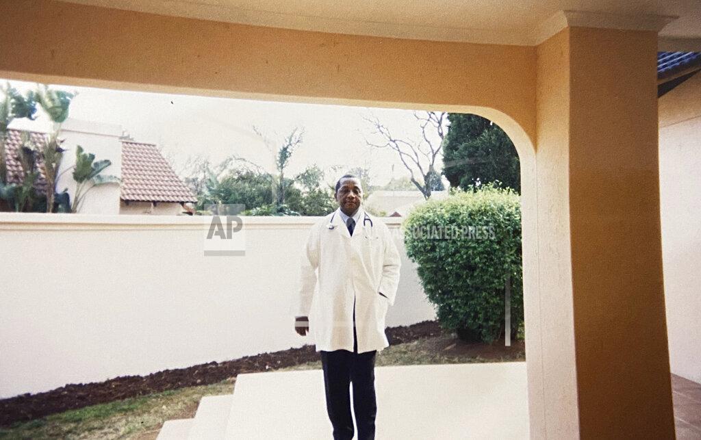 Uncredited In this undated photo supplied courtesy of the Mini family, the late South African doctor and activist Dr. Clarence Mini is photographed in his doctors' uniform. Clarence Mini, a South African activist and doctor who died of COVID-19 spent his life fighting apartheid, the government's denial of HIV/AIDS and rampant corruption. Loved ones say Mini knew the odds were against him but he was committed to what he believed was right. He died in May, 2020 at age 69. (Photo courtesy of the Mini family via AP)