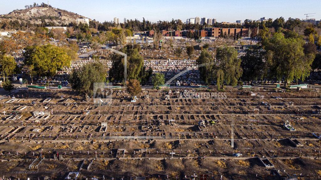 Mauro Medel Freshly dug graves are readied at the General Cemetery amid the new coronavirus pandemic, in Santiago, Chile, Friday, May 15, 2020. According to Raschid Saud, director of the General Cemetery, there has been an increase in demand. (AP Photo/Mauro Medel)