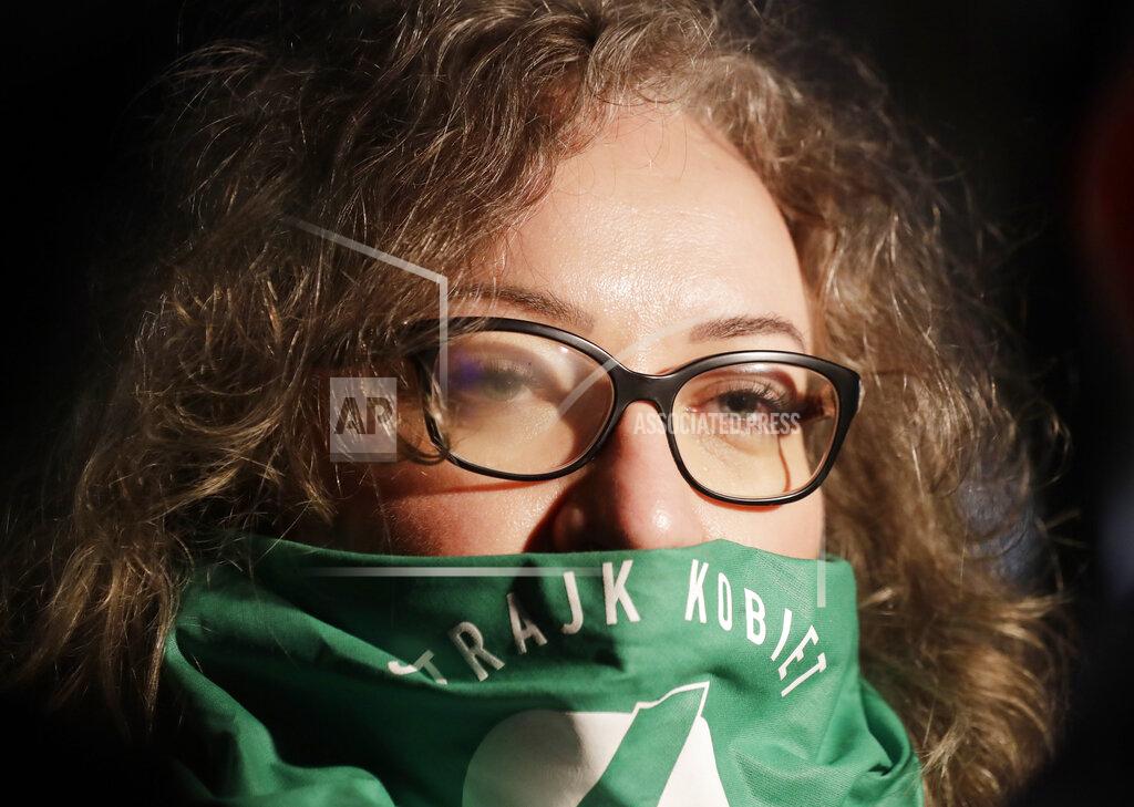 Czarek Sokolowski This file photo from Jan.27.2021 shows Marta Lempart, a key leader of the Polish Women's Strike, in Warsaw, Poland. Lempart has been charged with criminal felonies for her role in organizing mass protests during a pandemic. (AP Photo/Czarek Sokolowski/file)