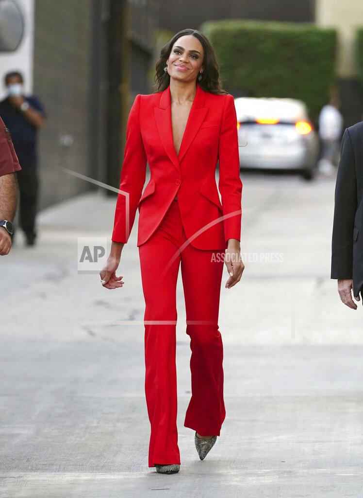 Bachelorette Michelle Young at "Jimmy Kimmel Live!" - 11/23/21