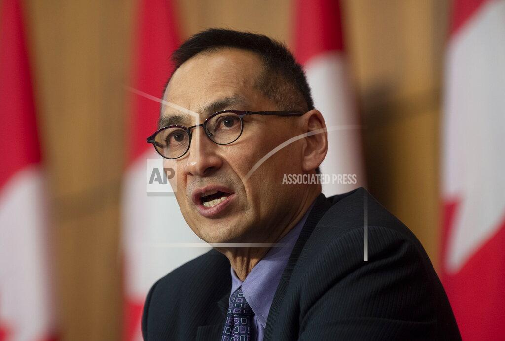 Canada's Deputy Chief Public Health Officer Howard Njoo speaks during a COVID-19 vaccine-related news conference in Ottawa, Wednesday, Dec. 9, 2020. (Adrian Wyld/The Canadian Press via AP)