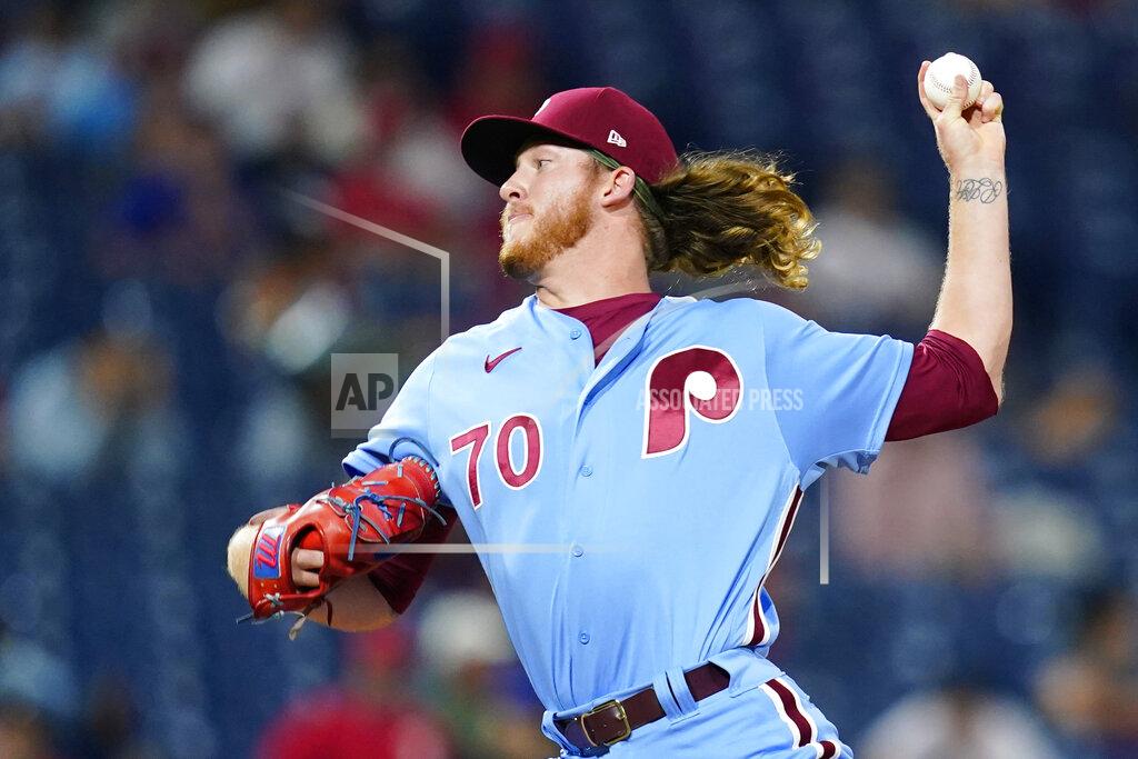 Matt Slocum Philadelphia Phillies' Bailey Falter pitches during the fifth inning of a baseball game against the Chicago Cubs, Thursday, Sept. 16, 2021, in Philadelphia. (AP Photo/Matt Slocum)