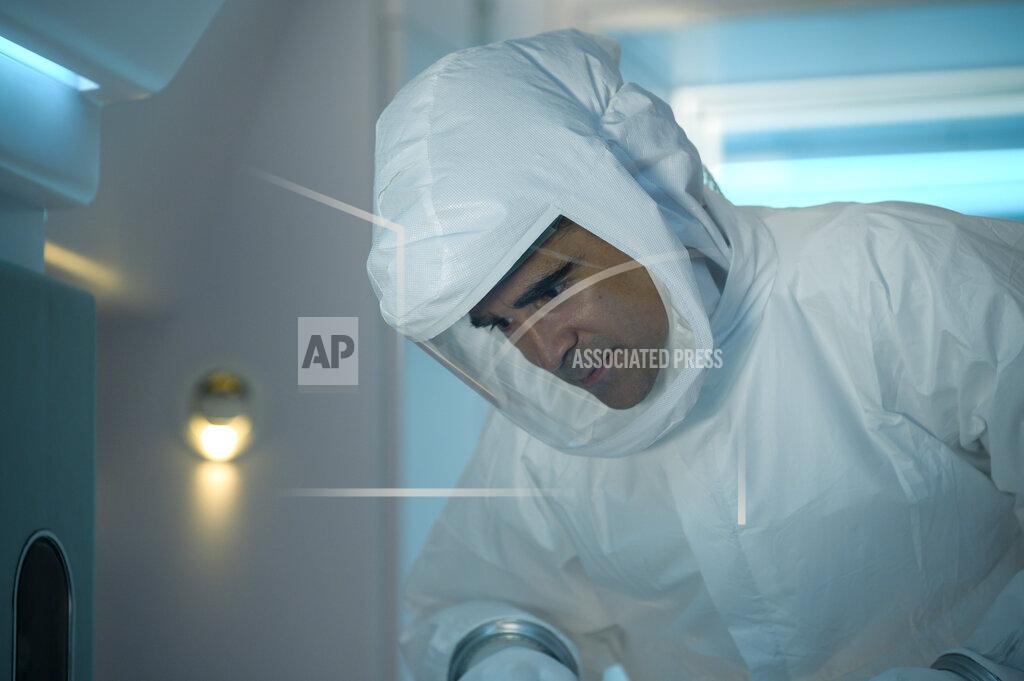 Vlad Cioplea This image released by Lionsgate shows Colin Farrell in a scene from "Voyagers." (Vlad Cioplea/Lionsgate via AP)