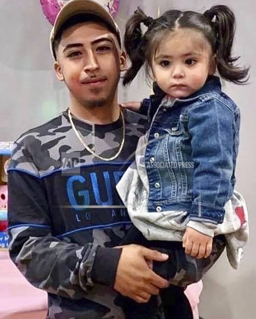 Uncredited This undated family photo provided by Todd Pugh and Tania Dimitrova, Attorneys for the Alvarez family, shows Anthony Alvarez with his daughter in Chicago. Alvarez was shot and killed after a foot chase with Chicago Police on March 31, 2021. (Courtesy Giselle Higuera and the Alvarez family via AP)