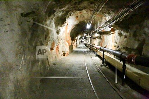 This photo shows a tunnel inside the Red Hill Underground Fuel Storage Facility in Pearl Harbor, Hawaii on Jan. 26, 2018. The state of Hawaii says a laboratory has detected petroleum product in a water sample from an elementary school near Pearl Harbor. The news comes amid heightened concerns that fuel from the massive Navy storage facility may contaminate Oahu's water supply. (U.S. Navy via AP)
