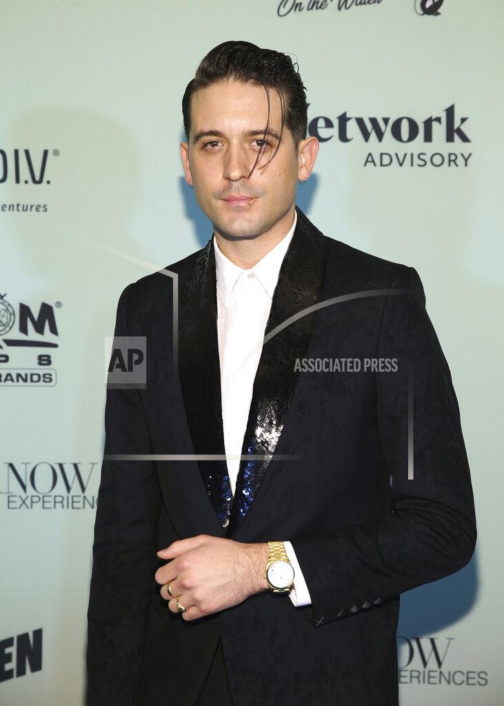 Donald Traill Rapper G-Eazy attends the Bootsy On the Water at the Miami Seaquarium on Friday, Jan. 31, 2020, in Miami, FL. (Photo by Donald Traill/Invision/AP)