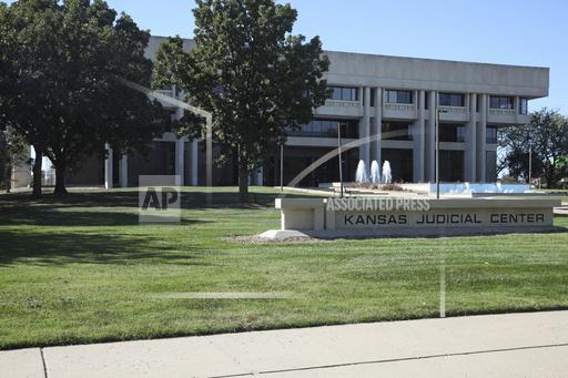 This photo shows the Kansas Judicial Center, home to the state Supreme Court, on Tuesday, Oct. 17, 2023, in Topeka, Kans. Multiple computer systems for almost all of the state's courts have been knocked offline by what officials are calling a &quot;security incident.&quot; (AP Photo/John Hanna)